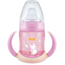 NUK First Choice Trinklernflasche Night 150ml mit Trinktülle （rosa）