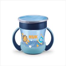 NUK Mini Magic Cup Night 160ml mit Trinkrand und Deckel （blau）