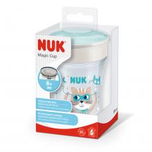 NUK Magic Cup 230ml mit Trinkrand und Deckel （mint）